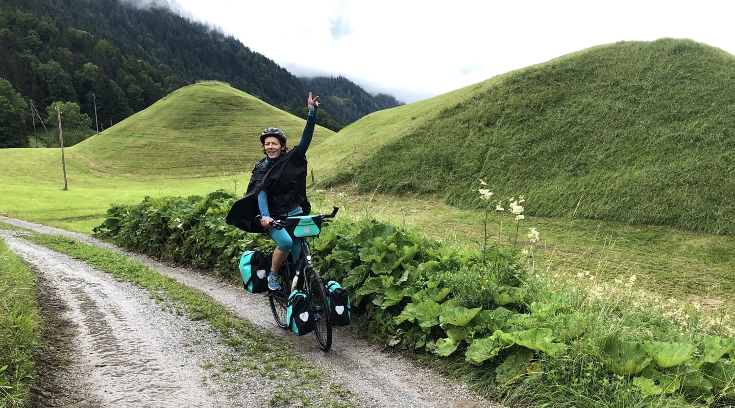 Judith Henneuse consultante EHS à vélo